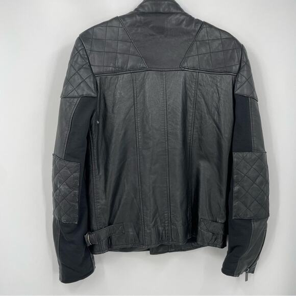 Bolongaro Trevor Leather Jacket Moto Size Small Black - Picture 10 of 15